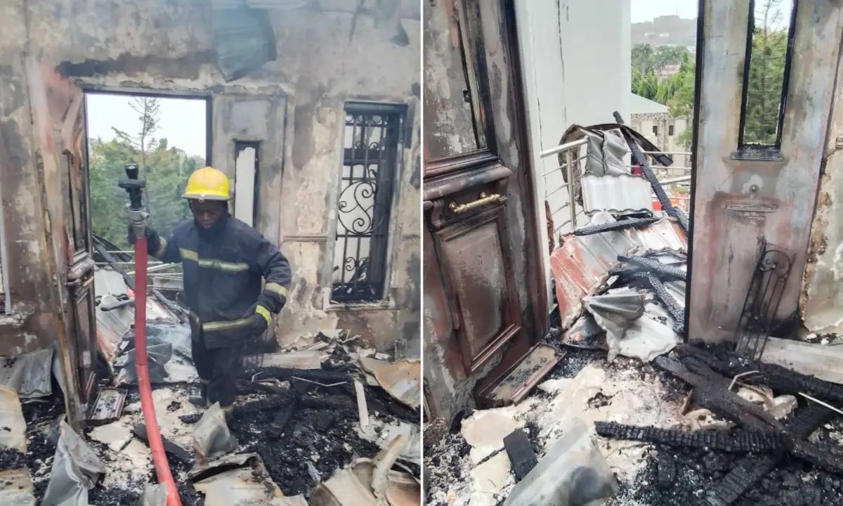 FCT Minister of State's Residence Engulfed in Flames