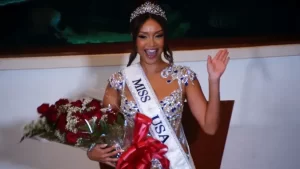 Amidst turmoil at the pageant a new Miss USA has been crowned