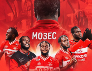 Spartak Moscow has announced the departure of Victor Moses