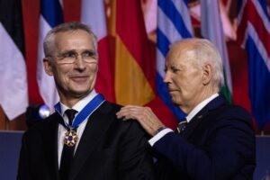 Biden Awards NATO Secretary General Jens Stoltenberg Presidential Medal of Freedom (video)