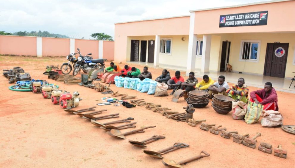 12 Illegal Miners Arrested in Ondo State