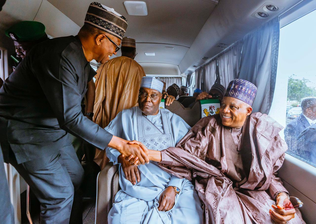 ''Caption not needed” - Former presidential aide, Bashir Ahmad, writes as he shares photo of Peter Obi shaking VP Shettima