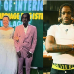 Singer Fireboy reacts to photo of his lookalike marrying a Caucasian woman at Ikoyi registry