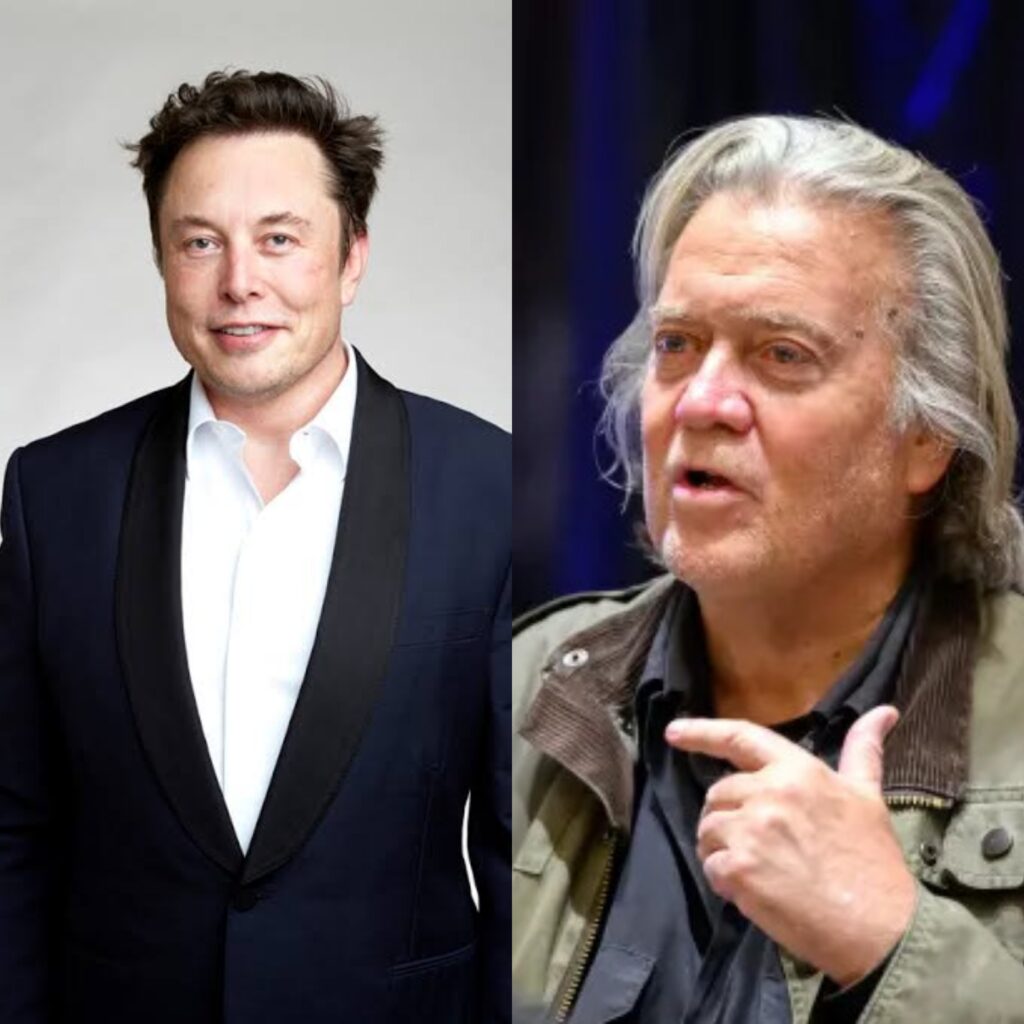 Steve Bannon has again criticized Elon Musk, calling him "racist" and "truly evil."