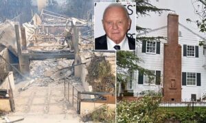 Anthony Hopkins' $6M California home burnt to the ground in LA fire (photos)