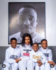 Actor Junior Pope Odonwodo's wife, Jennifer shares family photo and moving tribute on first anniversary of his d3ath