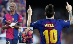 Lamine Yamal to Inherit Messi’s No. 10 Shirt After Signing €1B Deal with Barcelona