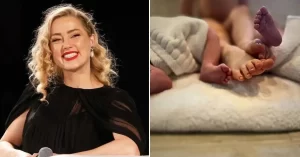 Actress Amber Heard welcomes twins