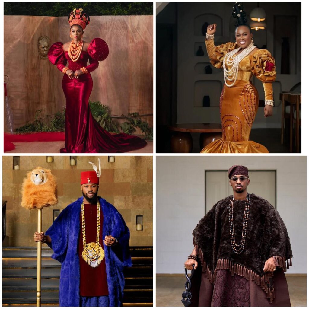 Nigerian Celebrities and others step out in style for AMVCA cultural night