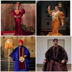 Nigerian Celebrities and others step out in style for AMVCA cultural night