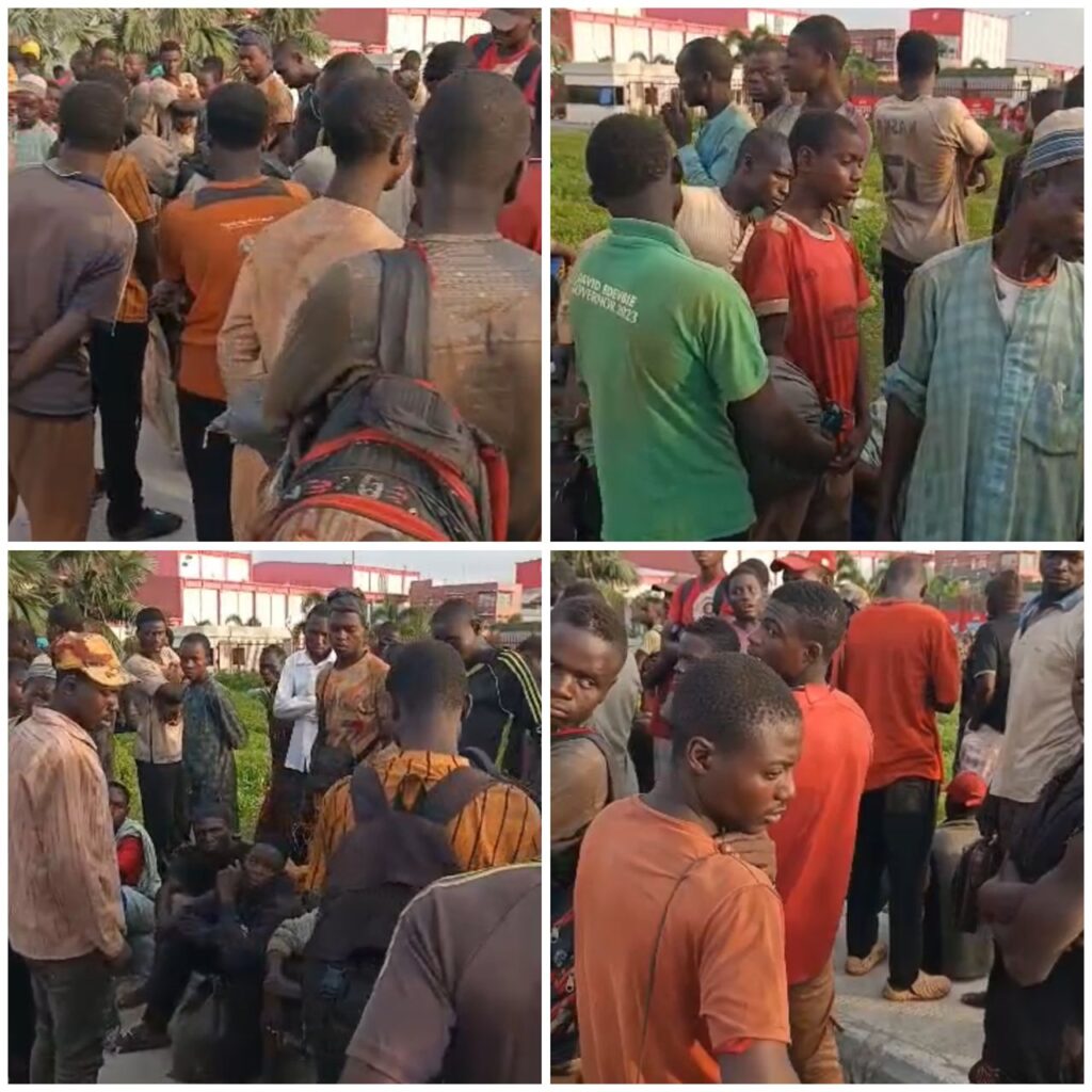 Police reacts to viral video of young men arriving Lagos in large numbers