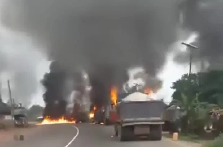Gunmen attack commercial vehicle in Imo, k!ll passengers and set several vehicles ablaze