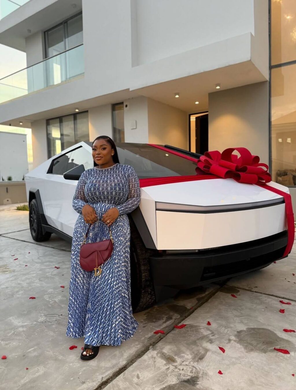 First Female to Own a Cybertruck in Nigeria