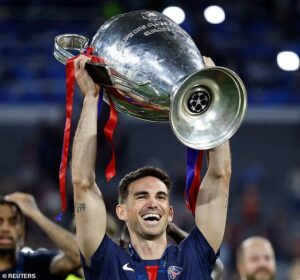 PSG star, Fabian Ruiz has house burgled after winning Champions League trophy as police arrest two minors after catching them 'red-handed