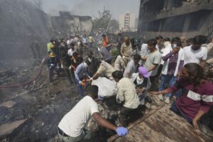 Death toll in Air India crash pegged at 290 as doctors in building where plane engine crashed are recorded among casualties