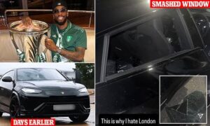 This is why I hate London - England striker, Ivan Toney rages after his Lamborghini was broken into by thieves