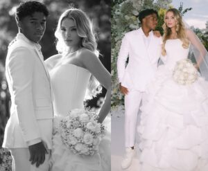 18-year-old Real Madrid star Endrick marries his 24-year-old partner Gabriely Miranda (Photos)