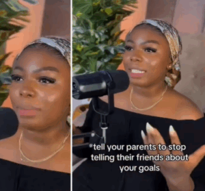 “Tell your parents to stop telling their friends about your goals and achievements. It’s dångerous” - Lady says (video)