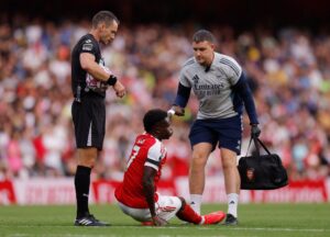 Latest update on Bukayo Saka's injury