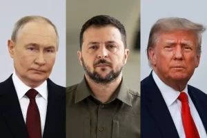 Trump says he wants three-way meeting with Putin, Zelensky