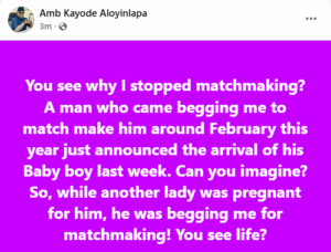 Nigerian man fumes as man announces the arrival of his baby boy 6 months after begging him for matchmaking