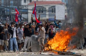 ‘Gen Z protest’ turns deadly as mass riots erupt over social media ban in Nepal leaving at least 14 de@d