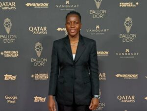 Brighton football club celebrate Chiamaka Nnadozie’s 4th Place finish at 2025 Ballon d’Or