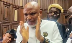 Court rejects no case submission by IPOB leader Nnamdi Kanu