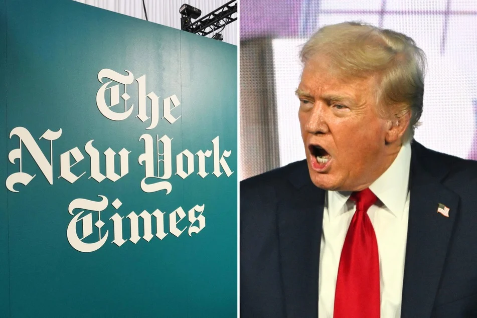 U.S. president Trump says he’ll sue New York Times for $15bn for defamation