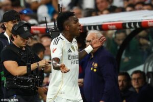 Vinicius Jr 'seriously considering leaving Real Madrid' after clash with coach Xabi Alonso