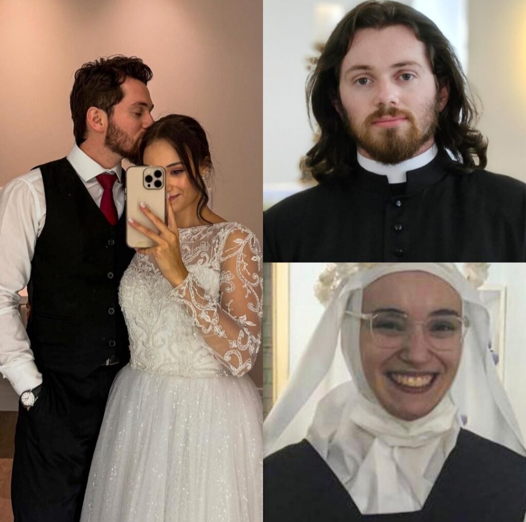 Former nun marries Catholic seminarian in secret after they fell in love while praying together