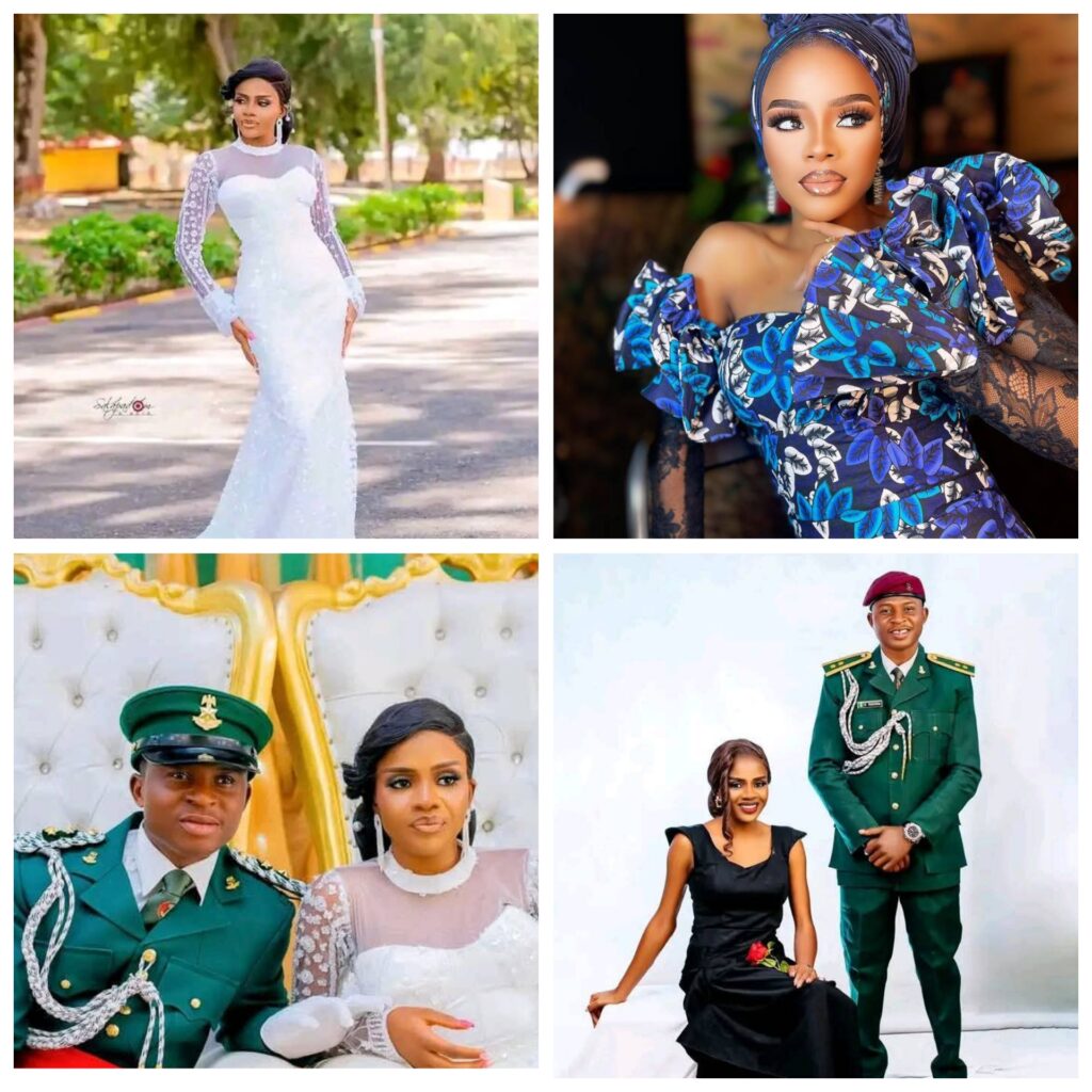 Photos from April 2025 wedding of Nigerian Army doctor who d!ed after his wife allegedly set him ablaze