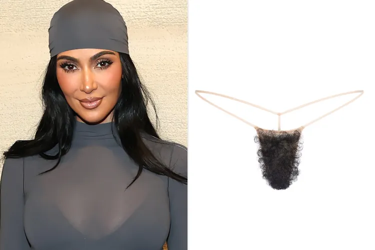 Kim Kardashian launches underwear with faux hair (photos)