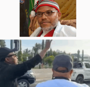 Police disperse #FreeNnamdiKanu protesters in Abuja (video)