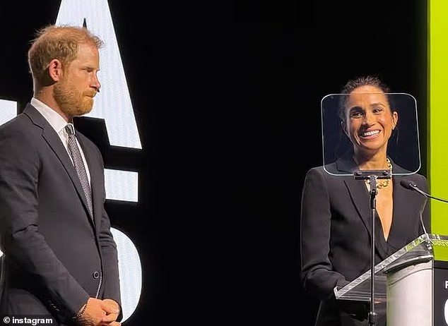 Prince Harry and Meghan named Humanitarians of the Year at glitzy NYC awards bash
