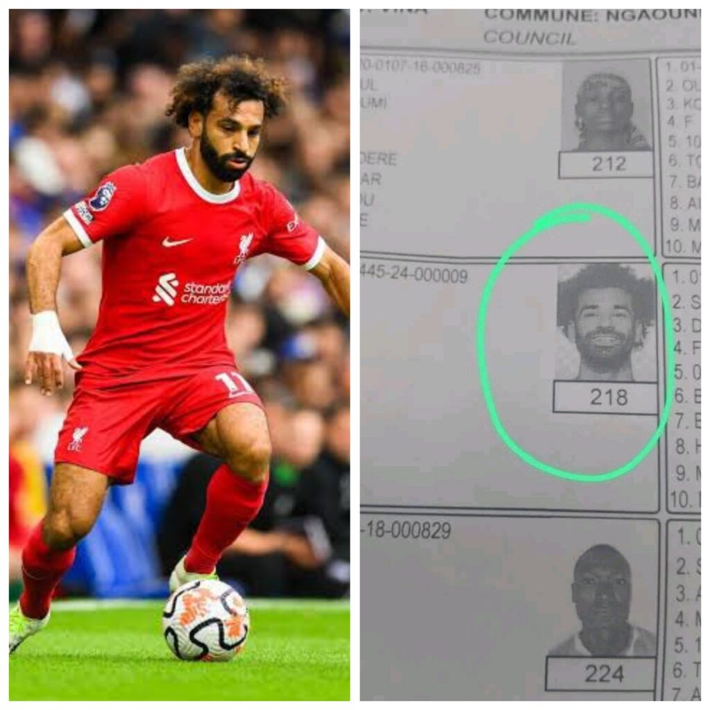 Cameroon presidential election: Football star Mohamed Salah appears on registered voters list