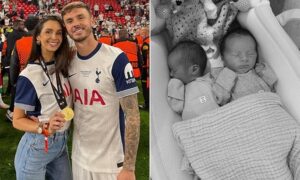 Footballer James Maddison welcomes twins with 'superwoman' girlfriend Kennedy Alexa