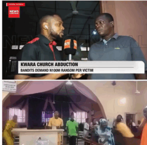 Bandits who abducted 38 worshippers in Kwara state as captured in a viral video are now demanding for N20m per victim - Relative of victim alleges (video)