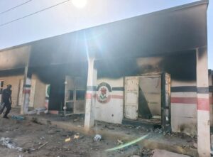 Mob sets NSCDC office ablaze,