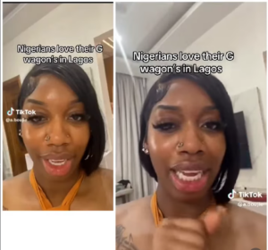 Lekki is full of G-Wagons” — UK IJGB lady shocked by the number of luxury cars cruising Lagos