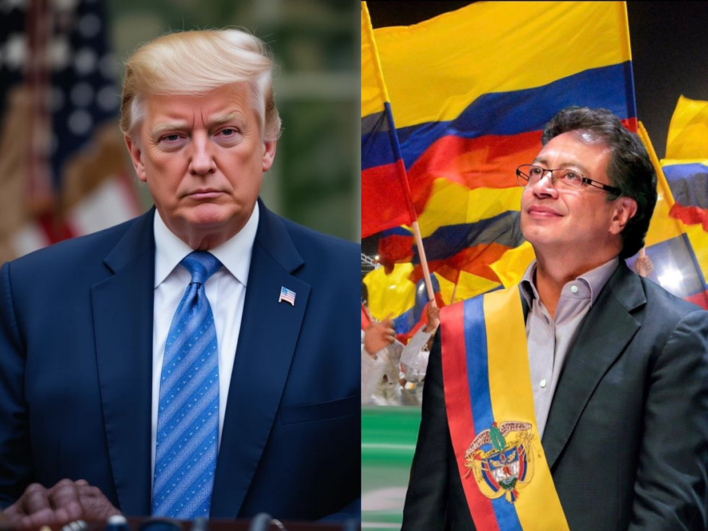 President Trump warns Colombia could be the next country to face a military operation