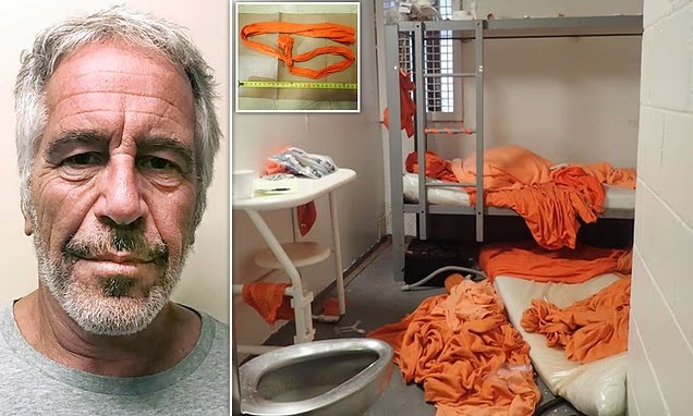Doctor at Jeffrey Epstein's post mortem says the paedophile was strangled and not hanged