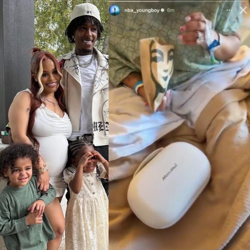 Rapper NBA Youngboy announces birth of his 13th child, 3rd with wife Jazlyn Mychelle