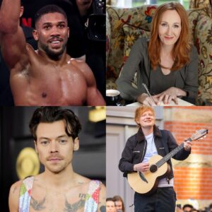 Anthony Joshua, JK Rowling and Mo Salah named among the UK's 100 biggest taxpayers