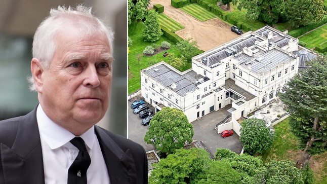Andrew moves out of 30-room royal mansion to ‘modest’ five-bed home after being stripped of royal titles and benefits