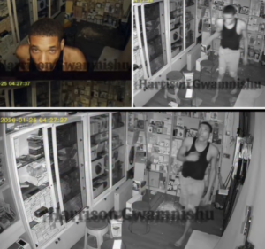 CCTV captures moment thief making sign of the cross before burgling a shop in Asaba