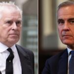 Canadian PM Mark Carney supports removing ex-Prince Andrew from royal line of Succession