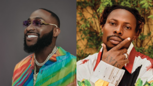Davido reacts to Asake's new album 'M$NEY'