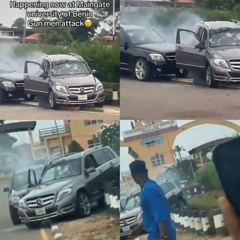 A young man was f@tally shot by gunmen outside the main gate of the University of Benin. The shooting occurred in broad daylight