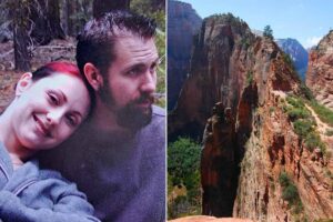 Cheating pastor who pushed wife off cliff had mistress 'next to him' at memorial